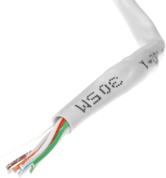 Кабель сетевой KingPrice KP-utp-c5e-0.4mm-cca-305m 1Гбит/с UTP 4 пары cat.5E solid 0.40мм CCA 305м серый