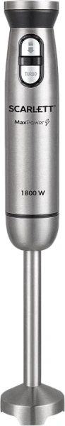 Блендер погружной Scarlett SC-HB42F88 1800Вт стальной/черный