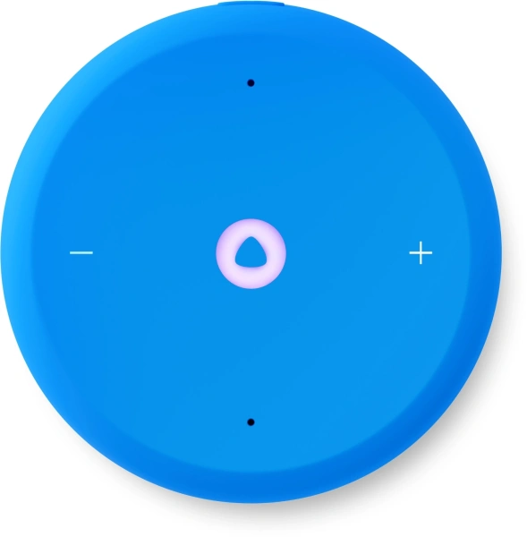 Умная колонка Yandex Станция Лайт 2 Алиса синий 6W 1.0 BT/Wi-Fi 10м (YNDX-00026BLU)