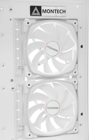 Корпус Montech Sky Two белый без БП ATX 3x140mm 2xUSB3.0 audio bott PSU