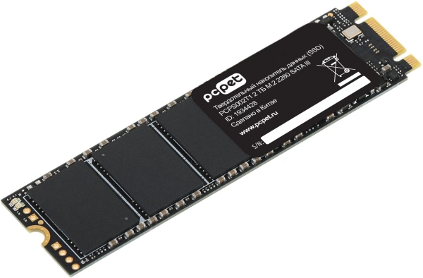 Накопитель SSD PC Pet SATA-III 2TB PCPS002T1 M.2 2280 OEM