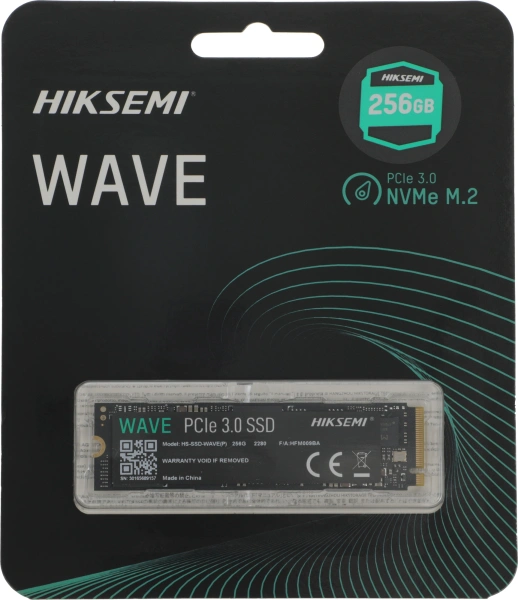 Накопитель SSD Hikvision PCIe 3.0 x4 256GB HS-SSD-WAVE(P) 256G M.2 2280
