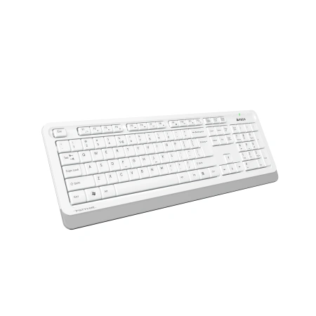 Клавиатура + мышь A4Tech Fstyler FG1010 клав:белый/серый мышь:белый/серый USB беспроводная Multimedia (FG1010 WHITE)