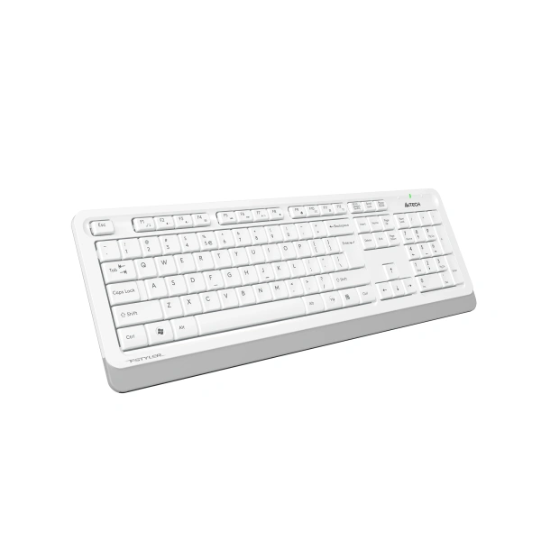 Клавиатура + мышь A4Tech Fstyler FG1010 клав:белый/серый мышь:белый/серый USB беспроводная Multimedia (FG1010 WHITE)