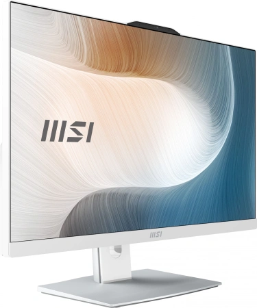 Моноблок MSI Modern AM242P 1M-1023XRU 23.8" Full HD Core 5 120U (1.4) 16Gb 1Tb 7.2k SSD256Gb Graphics без ОС GbitEth WiFi BT 120W клавиатура мышь Cam белый 1920x1080