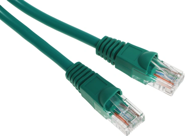 Патч-корд Buro UTP 4 пары cat.5E CCA molded 0.5м зеленый RJ-45 (m)-RJ-45 (m) (UTP-5E-0,5M-GR)
