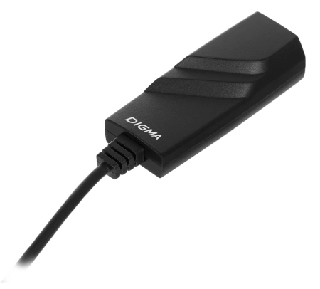 Сетевой адаптер Gigabit Ethernet Digma D-USBC-LAN1000 USB Type-C