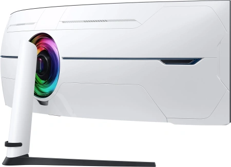 Монитор Samsung 57" Odyssey Neo G9 S57CG952NI черный VA LED 32:9 HDMI полуматовая HAS Piv 2500:1 420cd 178гр/178гр 7680x2160 240Hz FreeSync Premium Pro DP Dual UHD USB 19кг