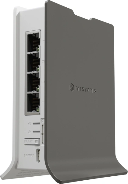 Роутер беспроводной MikroTik hAP ax lite LTE6 (L41G-2AXD&FG621-EA) AX600 10/100/1000BASE-TX/4G cat.6 черный