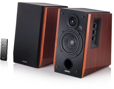Колонки Edifier R1700BT 2.0 коричневый 66Вт BT