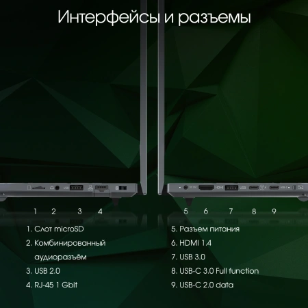 Ноутбук Digma Pro Fortis M Core i3 1215U 16Gb SSD512Gb Intel UHD Graphics 17.3" IPS FHD (1920x1080) Windows 11 Pro grey WiFi BT Cam 5500mAh (DN17P3-ADXW04)