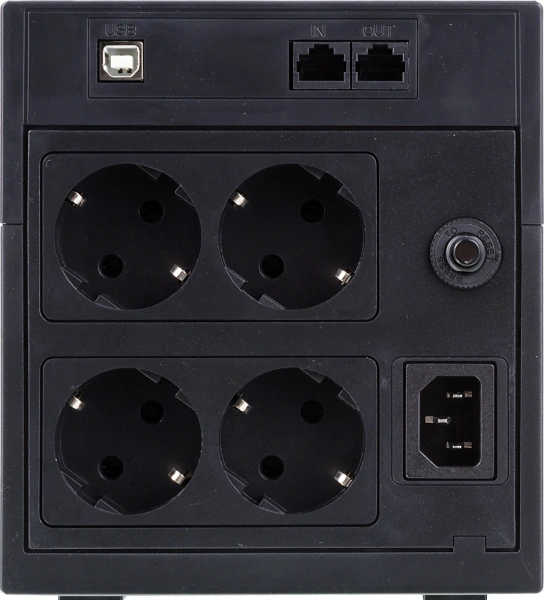 Источник бесперебойного питания Powercom Raptor RPT-2000AP LCD 1200Вт 2000ВА черный