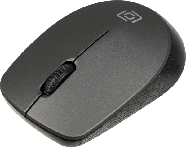 Мышь Оклик 486MW черный/серый оптическая 1600dpi беспров. USB для ноутбука 3but (1196552)