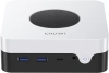 Неттоп Chuwi LarkBox X N150 (0.8) 16Gb SSD512Gb Graphics Windows 11 Pro 2.5xGbitEth+1xGbitEth WiFi BT черный/белый