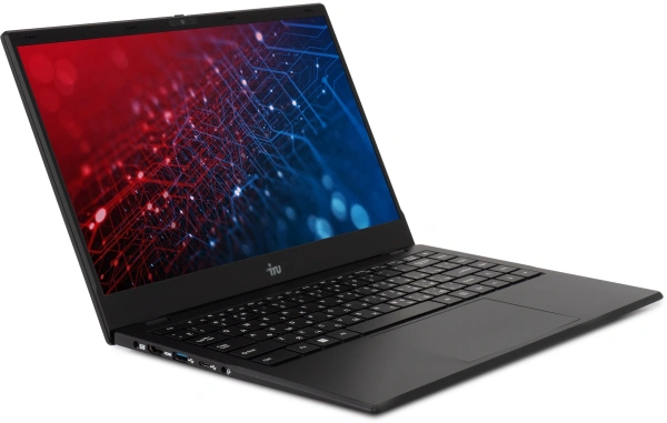 Ноутбук IRU Planio 14ING N-series N100 8Gb SSD512Gb Intel UHD Graphics 14" IPS FHD (1920x1080) Windows 11 Pro 64 black WiFi BT Cam 6000mAh (2059101)