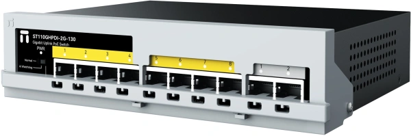Коммутатор Netis ST110GHPDI-2G-130 8x100Мбит/с 2x1Гбит/с 8PoE 130W неуправляемый