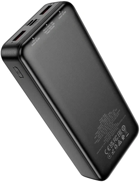 Мобильный аккумулятор Hoco J136A 20000mAh QC3.0/PD3.0 22.5W 3A 2xUSB-A/USB-C черный (34830)