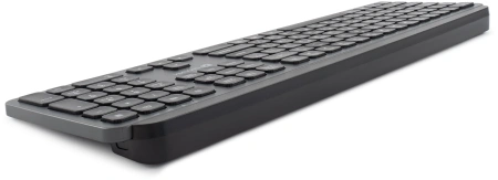 Клавиатура Оклик K859W серый/черный USB беспроводная slim Multimedia (2002136)