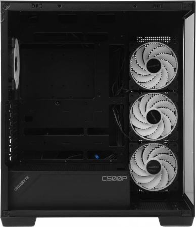 Корпус Gigabyte GB-C500P ST черный без БП ATX 6x120mm 3x140mm 2xUSB3.0 audio bott PSU