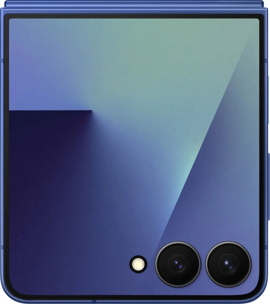 Смартфон Samsung SM-F766B Galaxy Z Flip7 256Gb 12Gb синий раскладной 3G 4G 1Sim 6.9" 1080x2520 Android 16 50Mpix 802.11 a/b/g/n/ac/ax/be NFC GPS GSM900/1800 GSM1900 Protect