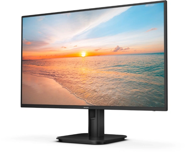 Монитор Philips 23.8" E Line 24E1N1200A черный IPS LED 1ms 16:9 HDMI M/M матовая 300cd 178гр/178гр 1920x1080 100Hz VGA DP FHD 2.94кг