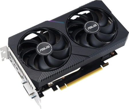 Видеокарта Asus PCI-E 4.0 DUAL-RTX3050-O8G-V2 NVIDIA GeForce RTX 3050 8Gb 128bit GDDR6 1822/14000 DVIx1 HDMIx1 DPx1 HDCP Ret