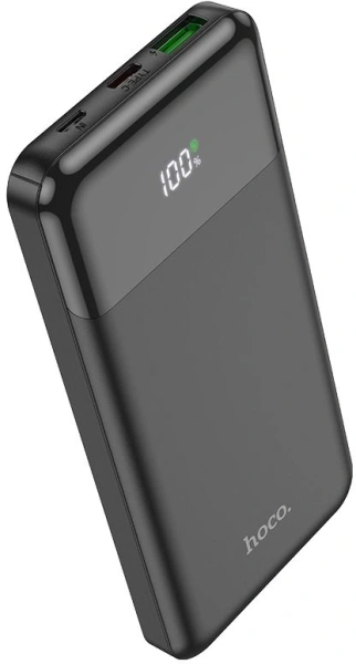 Мобильный аккумулятор Hoco J102 Cool figure 10000mAh QC3.0/PD3.0 20W 3A USB-A/USB-C черный