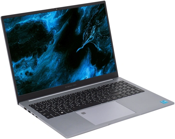 Ноутбук Digma Pro Pactos Core i5 1235U 16Gb SSD512Gb Intel Iris Xe graphics 16" IPS WUXGA (1920x1200) Windows 11 Pro dk.grey WiFi BT Cam 5500mAh (DN16P5-ADXW01)