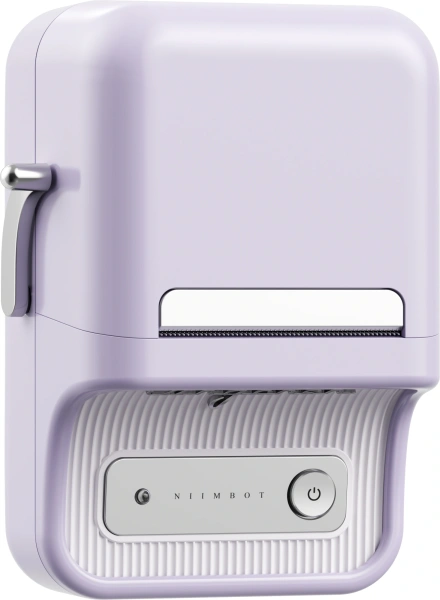 Термопринтер Niimbot B21 Pro (1747097) 300dpi 60мм/с/USB/BT для печ.этик. фиолетовый