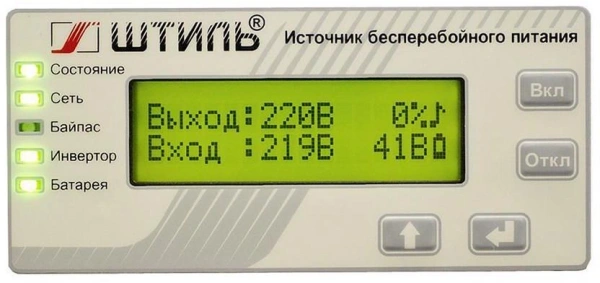 Источник бесперебойного питания Штиль SR SR1102L 1800Вт 2000ВА серый
