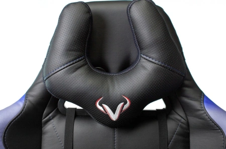 Кресло игровое Zombie VIKING 5 AERO черный/синий экокожа с подголов. крестов. пластик
