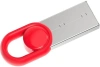 Флеш Диск Netac 64Gb UM2 NT03UM2N-064G-32RE USB3.2 серебристый/красный