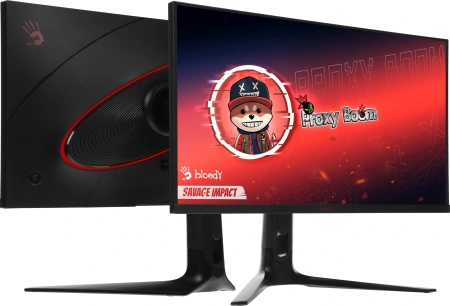 Монитор Bloody 27" MN272U черный IPS LED 1ms 16:9 HDMI M/M матовая HAS 400cd 178гр/178гр 3840x2160 160Hz G-Sync FreeSync DP 4K 6.5кг