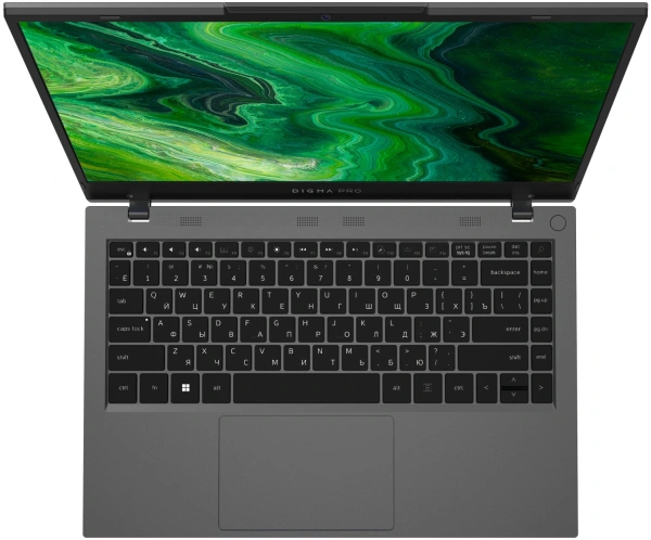 Ноутбук Digma Pro Fortis M Core i5 1235U 16Gb SSD512Gb Intel Iris Xe graphics 14.1" IPS FHD (1920x1080) Windows 11 Pro grey WiFi BT Cam 4000mAh (DN14P5-ADXW03)
