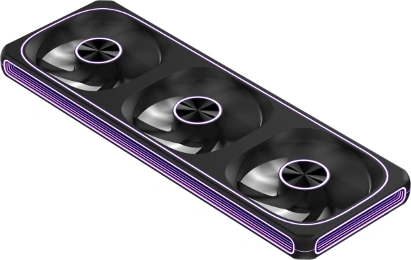 Вентилятор для корпуса Formula Air Fusion 3 ARGB 360х120x28 черный 4-pin 37.93дБ (AIR FUSION 3 BK) Ret