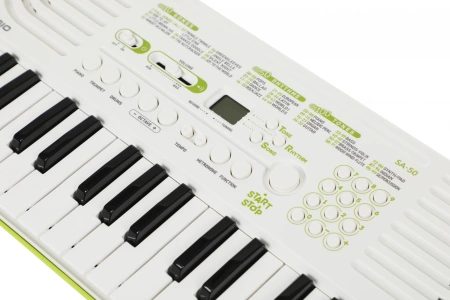 Синтезатор Casio SA-50 32клав. зеленый/белый