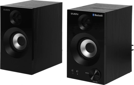 Колонки Sven SPS-621 2.0 черный 28Вт BT