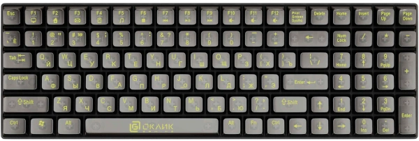 Клавиатура Оклик 915GK механическая черный USB for gamer (1790371)