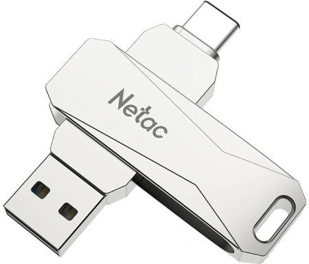 Флеш Диск Netac 128GB U782C NT03U782C-128G-32PN USB3.0 серебристый
