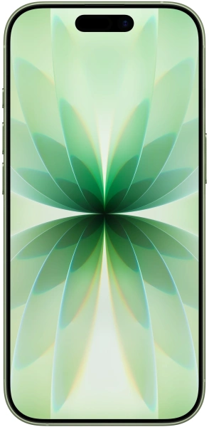 Смартфон Apple A3520 iPhone 17 256Gb зеленый моноблок 3G 4G 1Sim 6.3" 1206x2622 iOS 26 48Mpix 802.11 a/b/g/n/ac/ax/be NFC GPS Protect