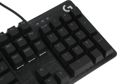 Клавиатура Logitech G412 SE механическая черный USB Multimedia for gamer LED (920-010440) кабель 1.8м