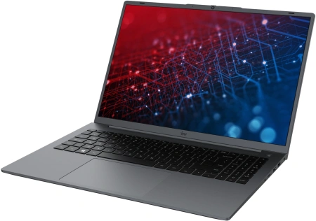 Ноутбук IRU Tactio 16ALB Core i3 1215U 16Gb SSD512Gb Intel UHD Graphics 16" IPS FHD (1920x1080) Windows 11 Pro grey WiFi BT Cam 4830mAh (2110203)