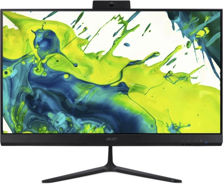 Моноблок Acer Aspire C24-2G 23.8" Full HD N150 (0.8) 8Gb SSD256Gb Graphics CR Eshell GbitEth WiFi BT 60W клавиатура мышь Cam черный 1920x1080
