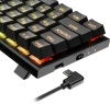 Клавиатура Redragon Ryze Pro механическая черный USB беспроводная BT/Radio Multimedia for gamer LED (71394) кабель 1.8м
