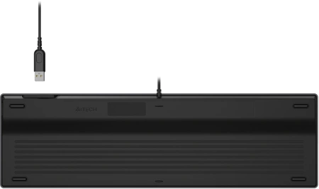Клавиатура A4Tech FX60H серый USB slim LED (FX60H GREY/WHITE) кабель 1.5м