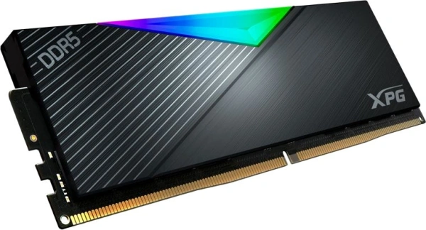 Память DDR5 2x16GB 6400MHz A-Data AX5U6400C3216G-DCLARBK XPG Lancer RGB RTL Gaming PC5-51200 CL32 DIMM 288-pin 1.35В kit dual rank с радиатором Ret