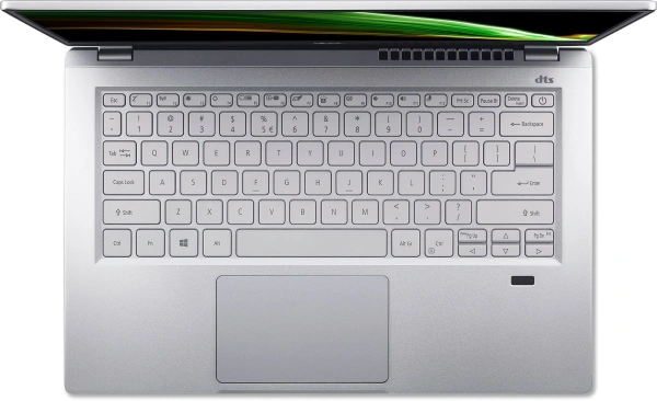 Ноутбук Acer Swift 3 SF314-43 Ryzen 7 5700U 16Gb SSD512Gb AMD Radeon Graphics 14" IPS FHD (1920x1080) без ОС silver WiFi BT Cam (NX.AB1ER.011)