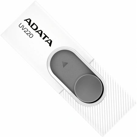 Флеш Диск A-Data 64Gb UV220 AUV220-64G-RWHGY USB2.0 белый/серый