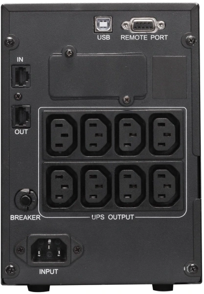 Источник бесперебойного питания Powercom Smart King Pro+ SPT-1500-II LCD 1200Вт 1500ВА черный