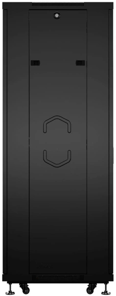 Шкаф коммутационный Cabeus (SH-05C-42U60/60-BK) напольный 42U 600x600мм пер.дв.стекл металл 800кг черный 500мм 90кг 2055мм IP20 сталь